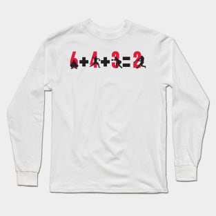 Baseball 6+4+3=2 Long Sleeve T-Shirt